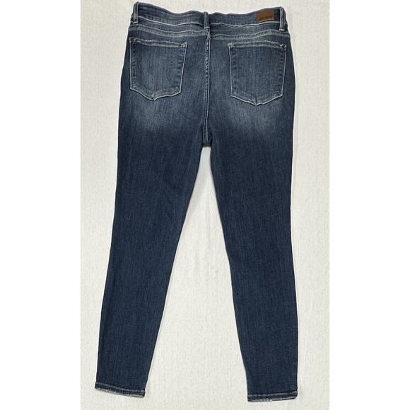 Judy Blue Penelope High Rise Button Fly Blue Stretch Denim Jeans 15/32 (29.5) - Picture 9 of 10